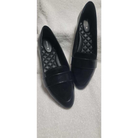Women's Birdies Blackbird Leather Loafer Flat in Licorice sz 9 Preppy Minimalist - Picture 3 of 8
